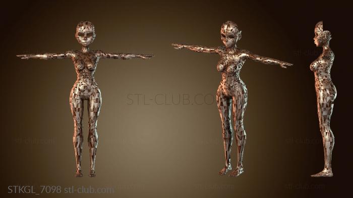 Статуэтки девушки Raven Blend Shades