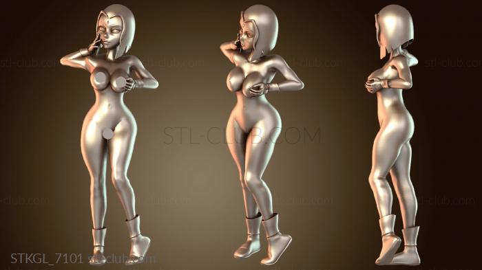 Статуэтки девушки Равен Кейп Флоуинг