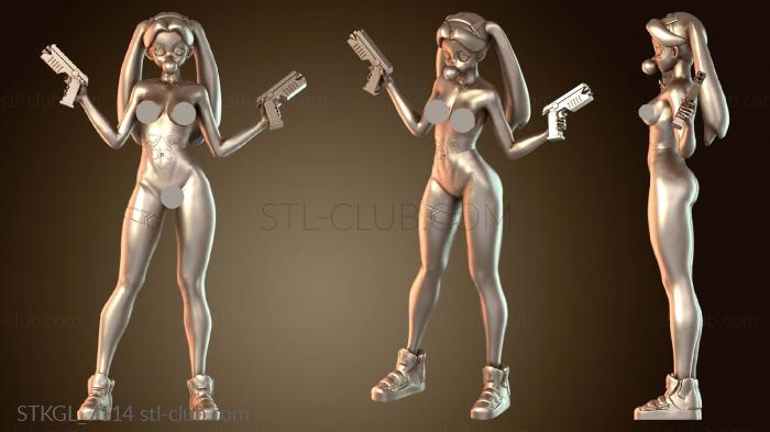 Статуэтки девушки Ребекка Киберпанк Эджраннеры NSFW