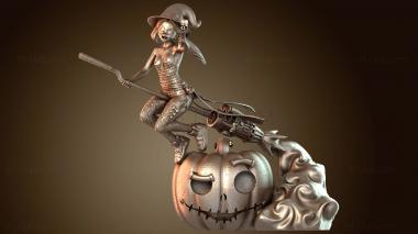 3D модель Ребекка Хэллоуин Cyberpunk Edgerunners (STL)