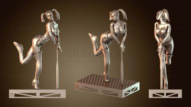 3D модель Красно-черная Харли Квинн (STL)