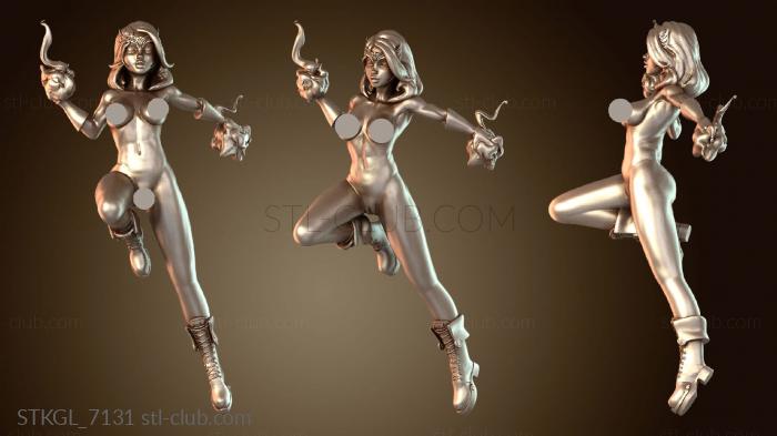 Статуэтки девушки Красная Ведьма NSFW