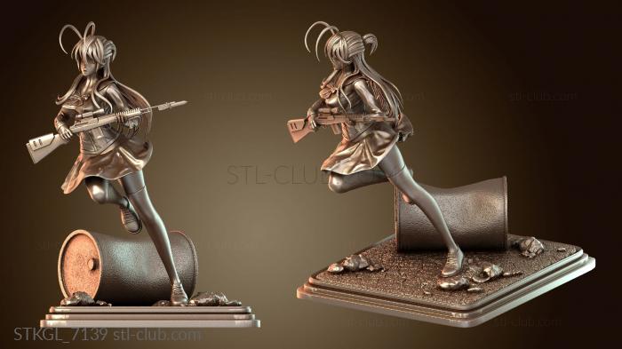 Статуэтки девушки Rei HOTD Carlos Silva Arm