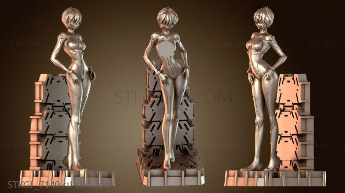 Статуэтки девушки Костюм-вилка Рей