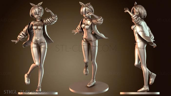 Статуэтки девушки Рем из Re:Zero