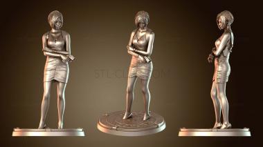 3D модель Ада Вонг Обитель зла (STL)