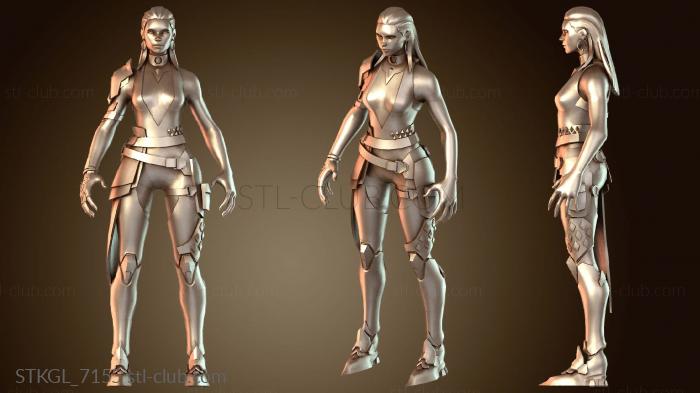 Статуэтки девушки Персонаж Рейны Вэлорант