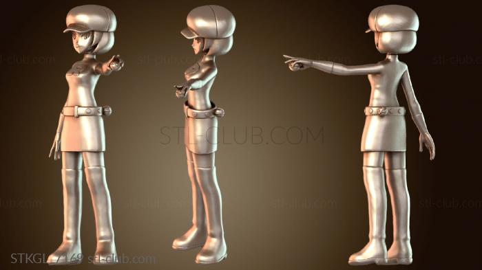 Статуэтки девушки Ракета женские и мужские формы