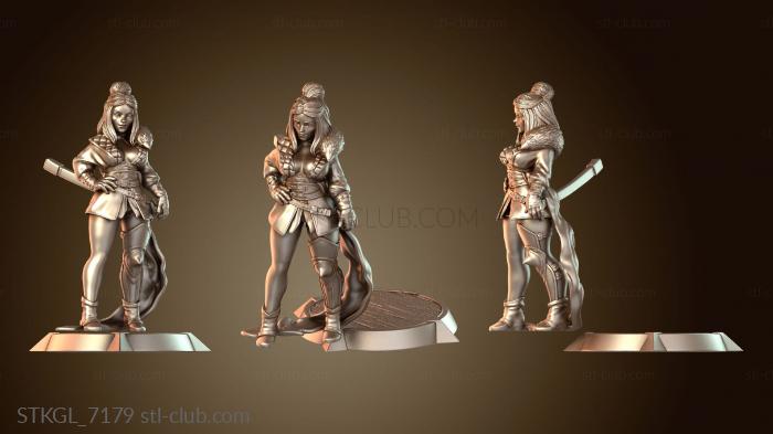 Статуэтки девушки Дизайн Рохезии