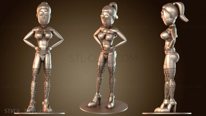 Статуэтки девушки Рик и Морти сексуальная форма