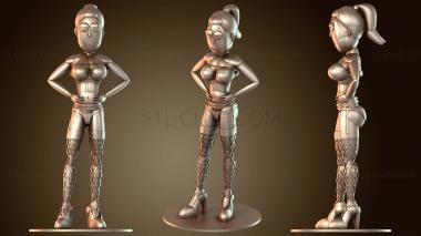 3D модель Рик и Морти сексуальная форма (STL)