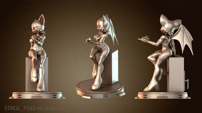 Статуэтки девушки Руж Летучая мышь Вселенная Соника