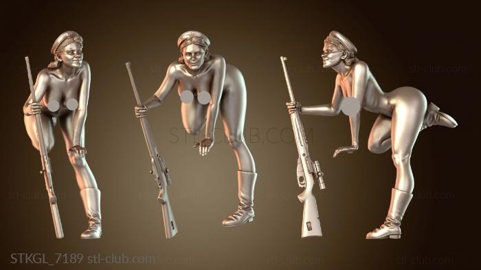 Статуэтки девушки Роза Шанина Обнаженная