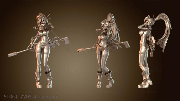 Статуэтки девушки Rubim Yoko Litter Assemble