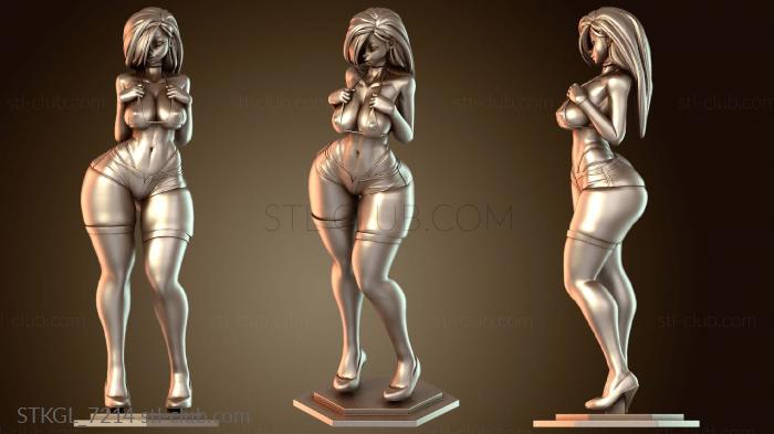 Статуэтки девушки Рашзилла Ким Пятьдесят Возможный Дизайн