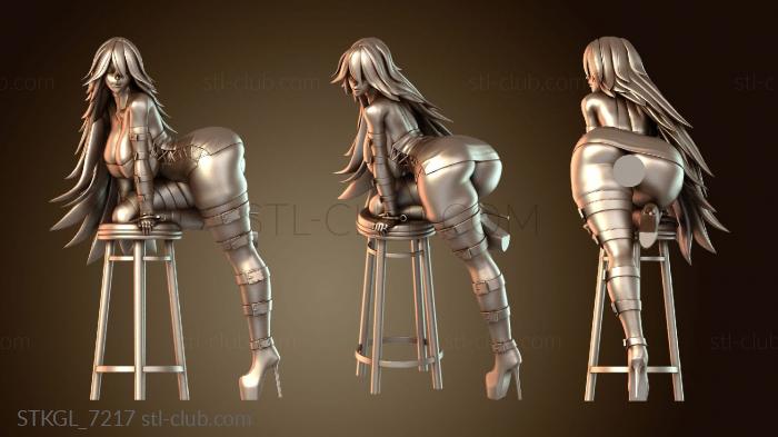 Статуэтки девушки Волосы Рашзиллы Полуночные