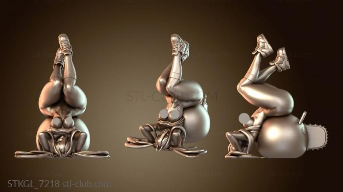 Статуэтки девушки Поза силы Рашзиллы