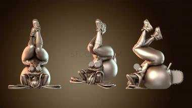 3D модель Поза силы Рашзиллы (STL)