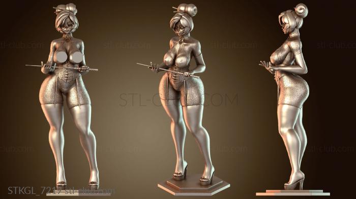 Статуэтки девушки Персонаж Рушзиллы Пура