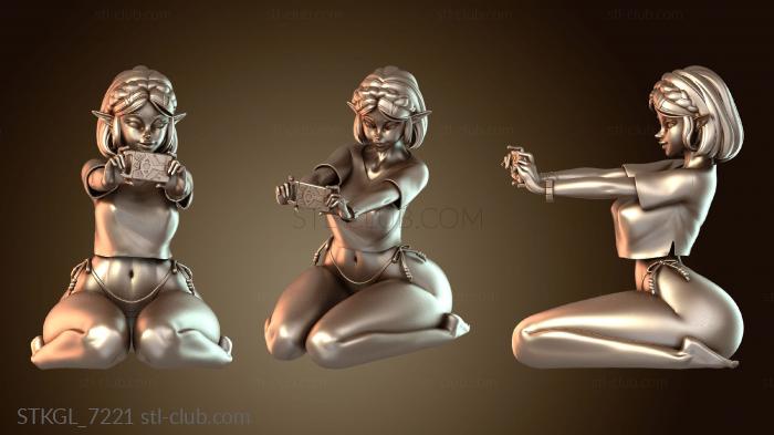 Статуэтки девушки Рашзилла Зельда Селфи