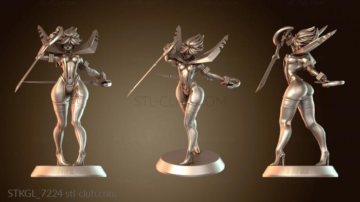 Статуэтки девушки Стиль персонажа Рюко