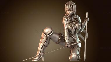 3D модель Саэко Воин (STL)