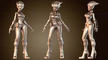 3D модель Анимация танца Safe Evelynn (STL)