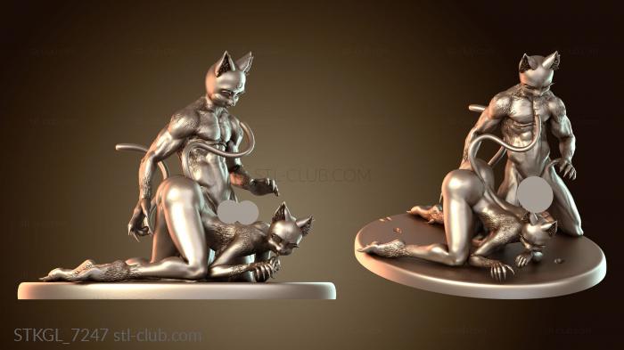 Статуэтки девушки Подставка для ручек Sailor Moon Luna Artemis