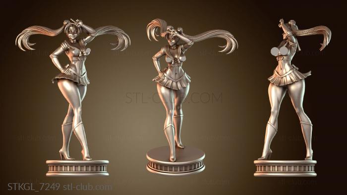 Статуэтки девушки Версия Сейлор Мун