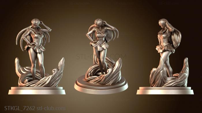 Статуэтки девушки Сейлор Марс Свирепая