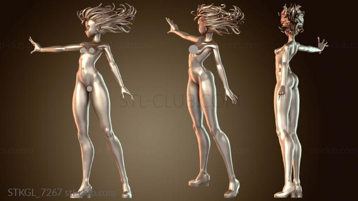 Статуэтки девушки Сайтама и Тацумаки NSFW соло