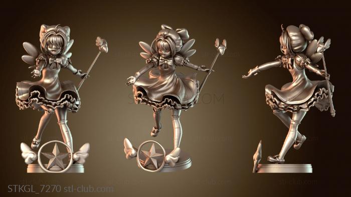 Статуэтки девушки Сакура Кард Капторс Кросьер