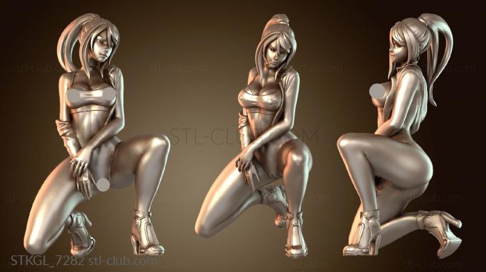 Статуэтки девушки Броня Самус Аран