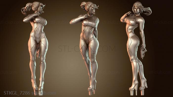 Статуэтки девушки Внешний вид монстра Самус