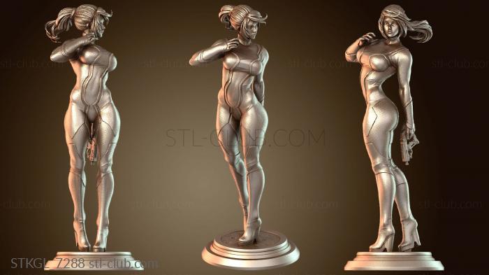 Статуэтки девушки СМС-версия Samus Monster