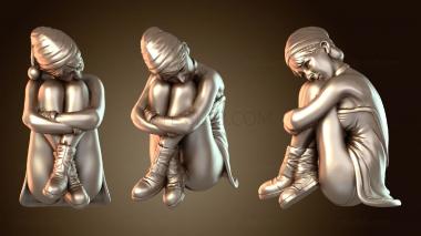 3D модель Веселая Санта-девочка (STL)