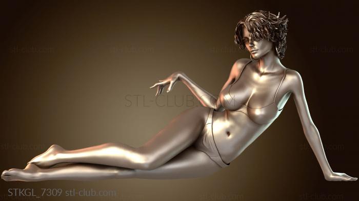 Статуэтки девушки Соблазнительная поза девушки