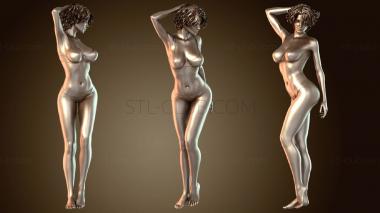 3D модель Соблазнительная девушка, элегантная (STL)