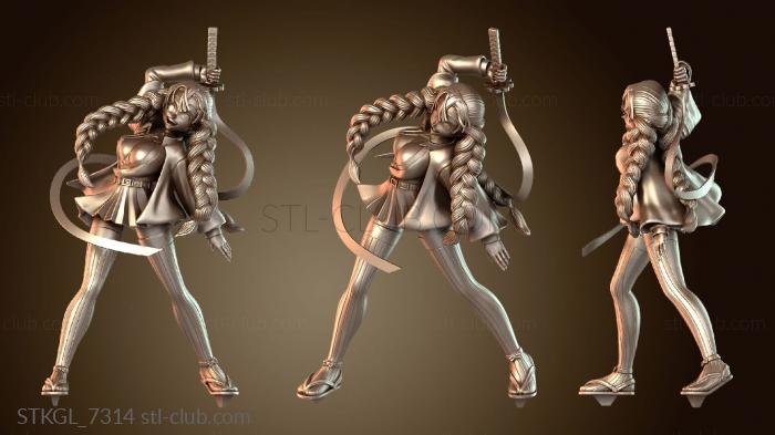 Статуэтки девушки Форма Сэкай Терм Мицури Канродзи