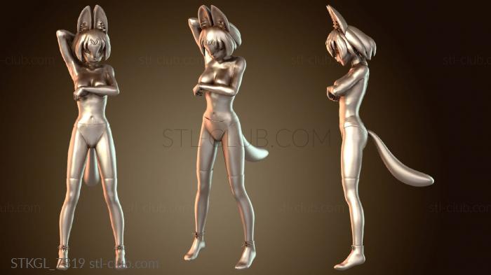 Статуэтки девушки Персонаж Serval Kemono Friends