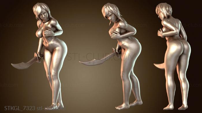 Статуэтки девушки Сексуальная поза девушек-бандиток