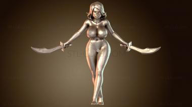 3D модель Лидер сексуальных девушек-бандиток (STL)