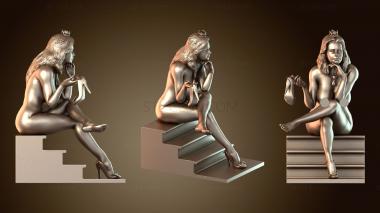 3D модель Сексуальный силуэт Золушки (STL)