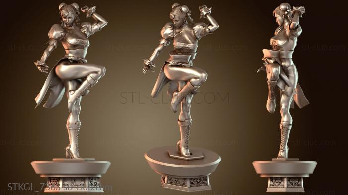 Статуэтки девушки Поза руки SFV