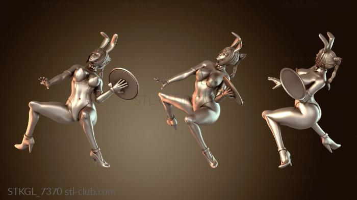 Статуэтки девушки Вариант пола Shadowheart Bunnygirl