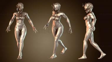 3D модель Женщина-Ядовитая Голодная Полумаска (STL)