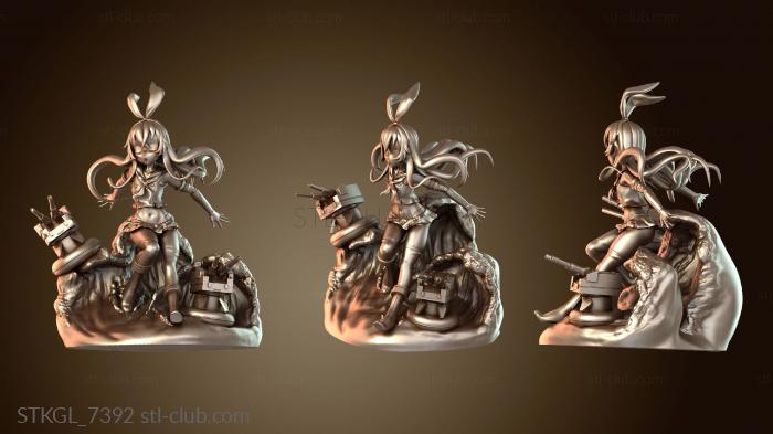 Статуэтки девушки Фигурка Симакадзе Кантай Диорама