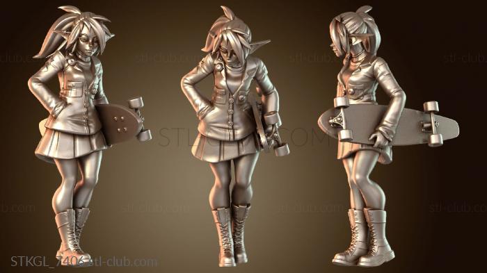 Статуэтки девушки Молчаливая Барб Таинственная