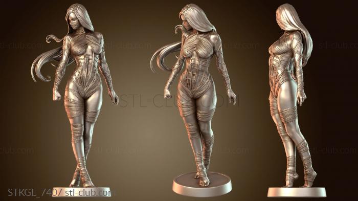 Статуэтки девушки Шелковая героиня