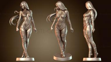3D модель Шелковая героиня (STL)
